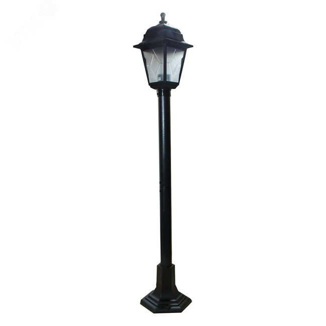 Светильник уличный под лампу Е27 UUL-A01T 60W/E27 IP44 BLACK Архитектурный напольный Корпус черный TM Uniel