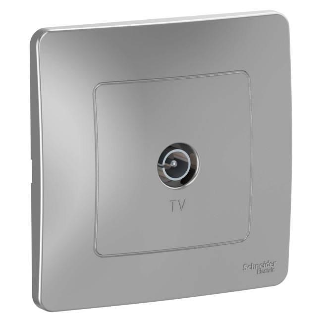 BLANCA скрытой установки коннектор тв, алюминий BLANCA скрытой установки коннектор тв, алюминий