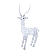 Акриловая светодиодная фигура Северный олень 130 см, 380 светодиодов, IP65 понижающий трансформатор в комплекте NEON-NIGHT Акриловая светодиодная фигура Северный олень 130 см, 380 светодиодов, IP65 понижающий трансформатор в комплекте NEON-NIGHT