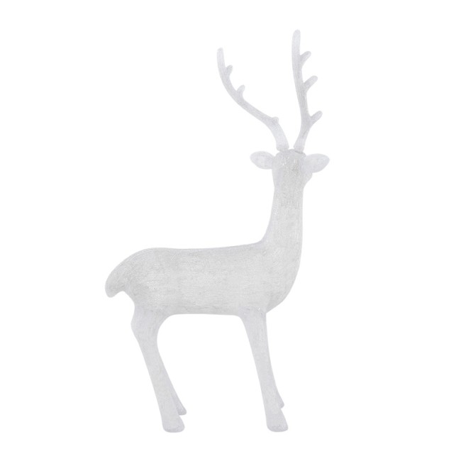 Акриловая светодиодная фигура Северный олень 130 см, 380 светодиодов, IP65 понижающий трансформатор в комплекте NEON-NIGHT