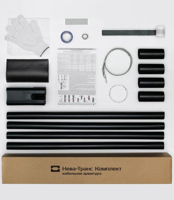 Муфта кабельная концевая внутр. установки 1кВ КВТп 4х(16-25мм) без наконечн. Нева-Транс Комплект 22020009