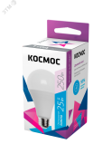 Лампа светодиодная LED 25Вт 220В E27 D65х130 6500К холодный A65 Космос