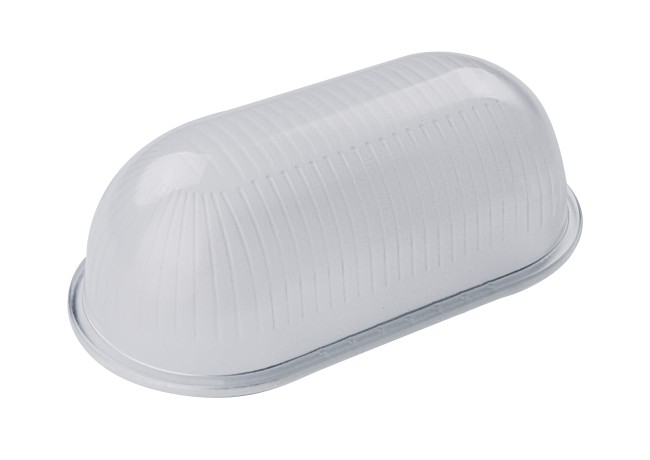 Рассеиватель для светильника НПБ овал 60 Вт матированный TDM