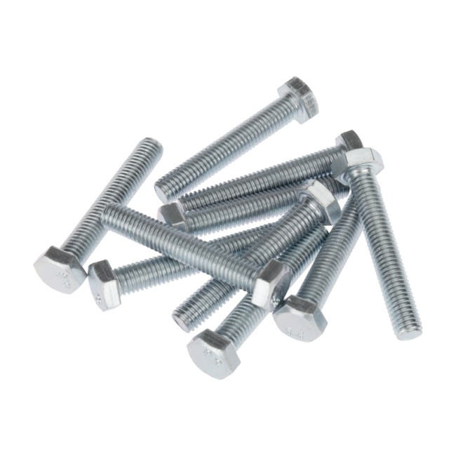 Болт шестигранный DIN 933, 8х50 короб (20 шт/уп) KRANZ