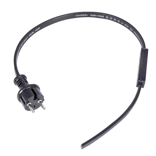 Набор для подключения двухжильной гирлянды Belt-light (шнур питания 1,5м с вилкой, коннектор) NEON-NIGHT