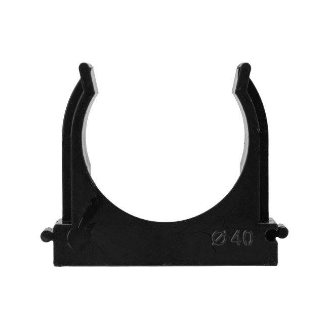 Крепеж-клипса для монтажного пистолета Ø 40 мм, черная (25 шт/уп) REXANT