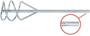 Миксер для строительных смесей оцинкованный Профи, хвостовик SDS-PLUS 120х600 мм Миксер для строительных смесей оцинкованный Профи, хвостовик SDS-PLUS 120х600 мм