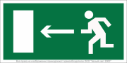 Наклейка BL-3015.E04 "Направление к эвакуационному выходу налево" Белый свет a12484 Наклейка BL-3015.E04 "Направление к эвакуационному выходу налево" Белый свет a12484