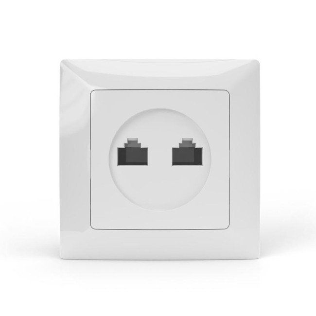 Розетка компьютерная 2-м СП AVA в сборе бел. TOKOV LIGHT TKL-AV-RC2-C01 Розетка компьютерная 2-м СП AVA в сборе бел. TOKOV LIGHT TKL-AV-RC2-C01