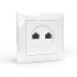 Розетка компьютерная 2-м СП AVA в сборе бел. TOKOV LIGHT TKL-AV-RC2-C01 Розетка компьютерная 2-м СП AVA в сборе бел. TOKOV LIGHT TKL-AV-RC2-C01