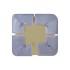 Стеклотекстолит 1-сторонний 100x100x1.5 мм 35/00 (35 мкм) REXANT