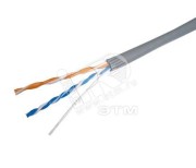 Витая пара UTP 2 пары AWG 24 категория 5е внутренняя Cu Premium