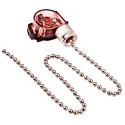 Выключатель для настенного светильника с цепочкой 270 мм «Silver» REXANT Выключатель для настенного светильника с цепочкой 270 мм «Silver» REXANT