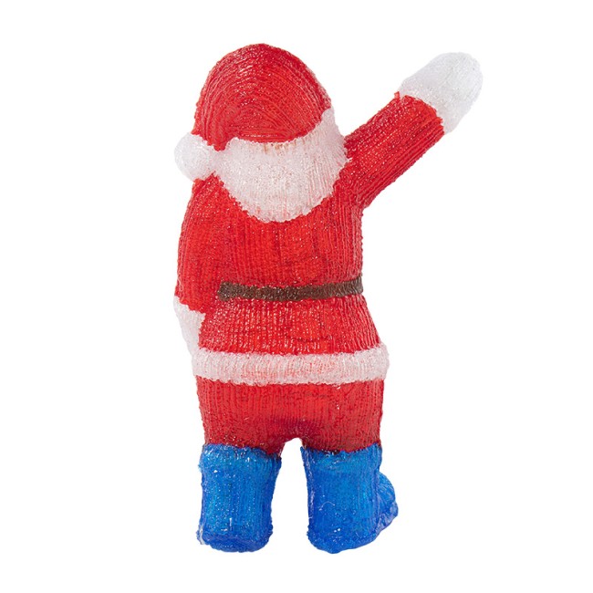 Акриловая светодиодная фигура Санта Клаус приветствует 60 см, 200 светодиодов, IP65 понижающий трансформатор в комплекте NEON-NIGHT Акриловая светодиодная фигура Санта Клаус приветствует 60 см, 200 светодиодов, IP65 понижающий трансформатор в комплекте NEON-NIGHT