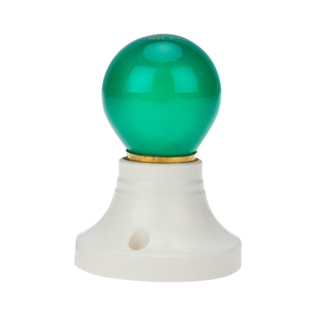 Лампа накаливания e27 10 Вт зеленая колба