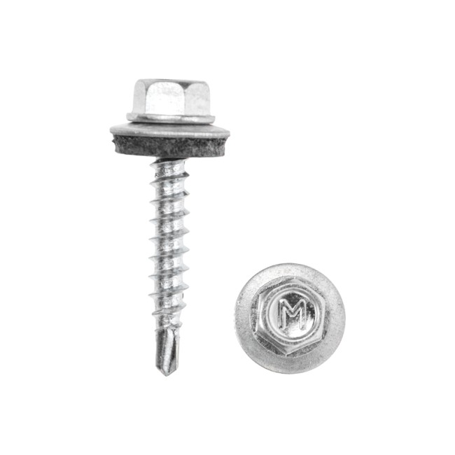 Саморез кровельный 4,8х29, цинк, короб (250 шт/уп) KRANZ Саморез кровельный 4,8х29, цинк, короб (250 шт/уп) KRANZ