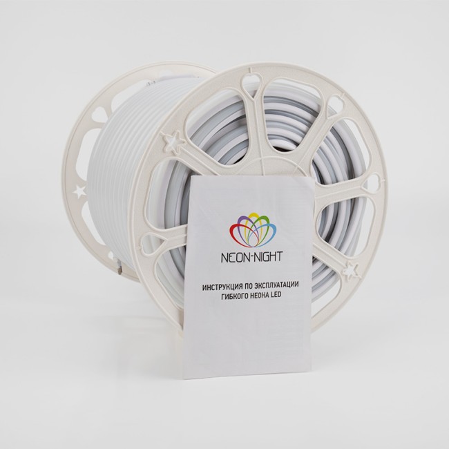 Гибкий неон LED SMD, форма – D, 16х16 мм, красный, 144 LED/м, бухта 50 м Гибкий неон LED SMD, форма – D, 16х16 мм, красный, 144 LED/м, бухта 50 м