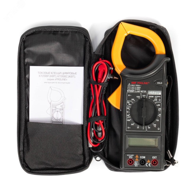 Токовые клещи цифровые KT 266F PROLINE Токовые клещи цифровые KT 266F PROLINE