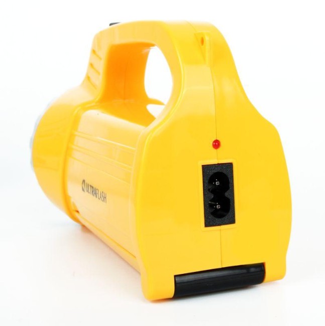 Фонарь аккумуляторный LED3819CSM 9LED + 12SMD 2 режима аккум. SLA 220В желт. Ultraflash 12860 Фонарь аккумуляторный LED3819CSM 9LED + 12SMD 2 режима аккум. SLA 220В желт. Ultraflash 12860