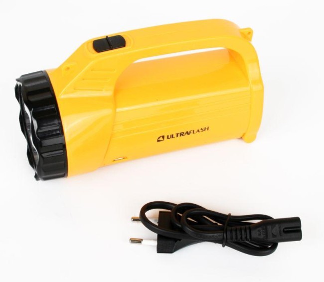 Фонарь аккумуляторный LED3819CSM 9LED + 12SMD 2 режима аккум. SLA 220В желт. Ultraflash 12860 Фонарь аккумуляторный LED3819CSM 9LED + 12SMD 2 режима аккум. SLA 220В желт. Ultraflash 12860