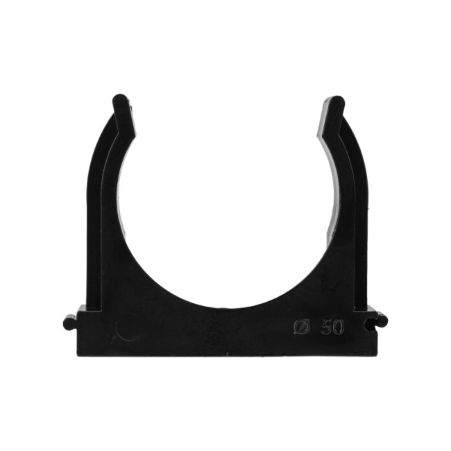 Крепеж-клипса для монтажного пистолета Ø 50 мм, черная (25 шт/уп) REXANT