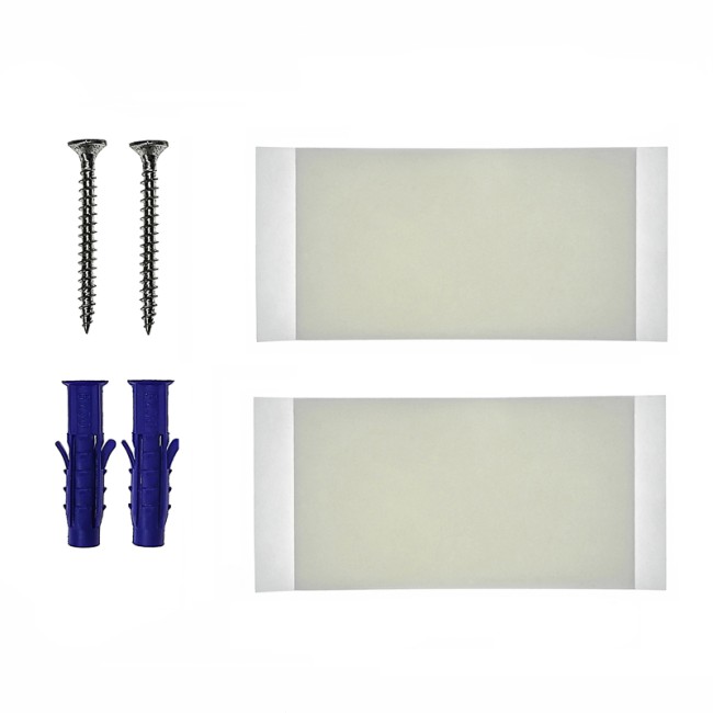 Держатель для бумажных полотенец, настенный, монтаж без сверления, белый REXANT