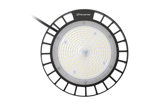 Светильник светодиодный ДСП IB 11 S 100W W 840 BK 257х257х111мм 100Вт 4000К IP65 High Bay подвес черн. Русский Свет 16091123167
