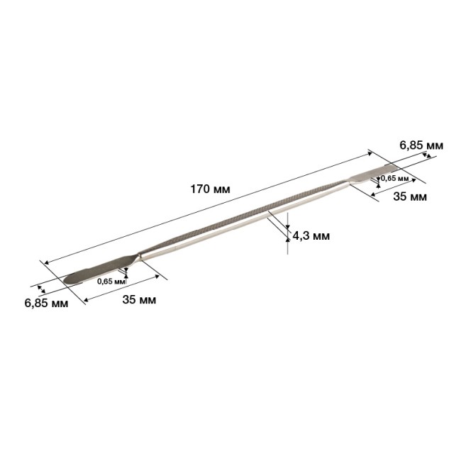 Спуджер металлический (лопатка двухсторонняя) 170мм REXANT Спуджер металлический (лопатка двухсторонняя) 170мм REXANT