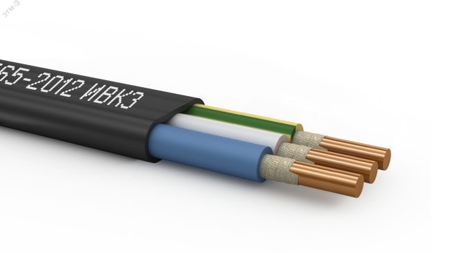 Кабель силовой ВВГ-Пнг(А)-FRLSLTx 3х1.5 ок (N.PE)-0.66 ТРТС