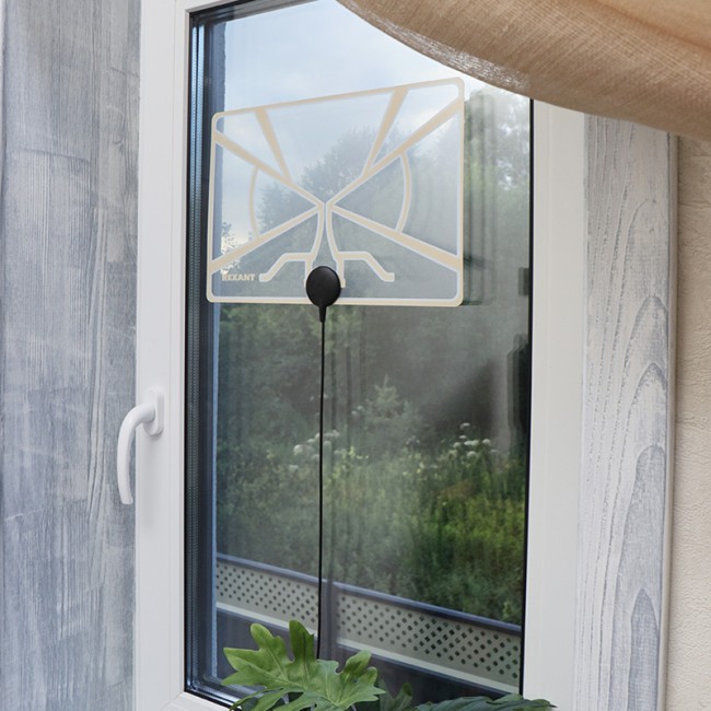 Антенна комнатная «Активная» для цифрового телевидения DVB-T2, Ag-709 REXANT