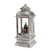 Декоративный фонарь с эффектом снегопада и подсветкой Рождество, белый Декоративный фонарь с эффектом снегопада и подсветкой Рождество, белый