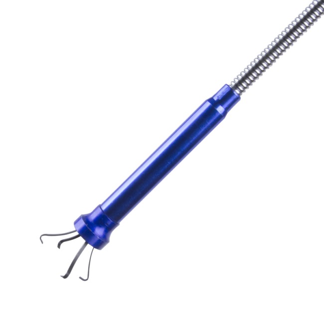 Захват магнитный цанговый 4 лапки, 610мм, встроенный светодиодный фонарик, (удержание 2кг) REXANT Захват магнитный цанговый 4 лапки, 610мм, встроенный светодиодный фонарик, (удержание 2кг) REXANT