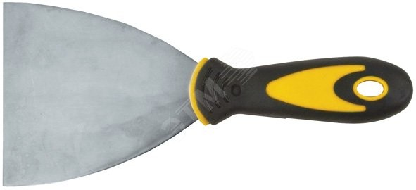 Шпатель, нерж.сталь, прорезиненная ручка 6'' (150 мм) Шпатель, нерж.сталь, прорезиненная ручка 6'' (150 мм)