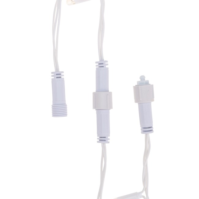 Гирлянда Нить 10м, постоянное свечение, белый ПВХ, 24В, цвет Тёплый белый  (нужен трансформатор 531-100/531-200)