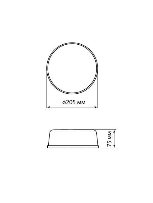 Рассеиватель для светильника НПП (Рондо 100 Вт) TDM Рассеиватель для светильника НПП (Рондо 100 Вт) TDM