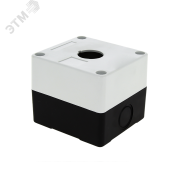 Корпус кнопочный 1 кнопка КП101 пластиковый белый Корпус кнопочный 1 кнопка КП101 пластиковый белый