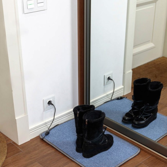 Коврик с подогревом RNX-50, 220В, 50Гц, 50Вт, IPX1, 400х600мм REXANT Коврик с подогревом RNX-50, 220В, 50Гц, 50Вт, IPX1, 400х600мм REXANT