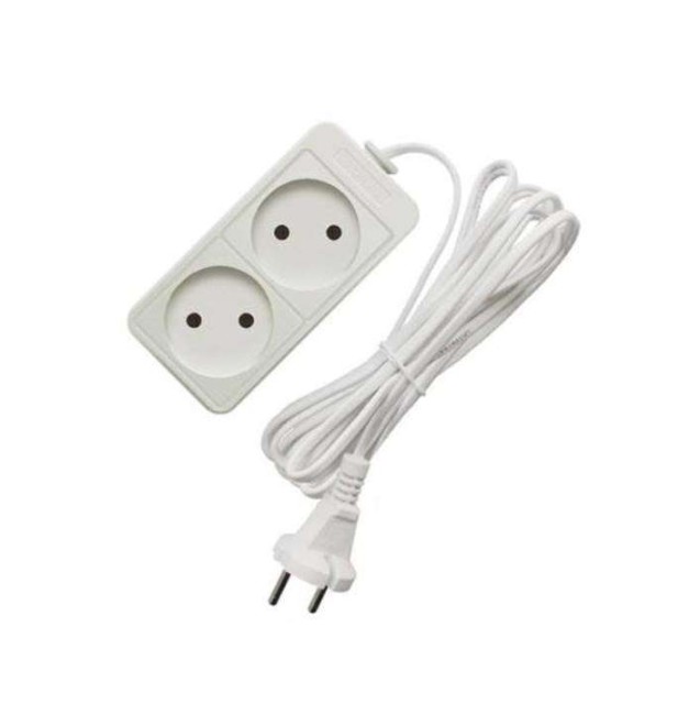 Удлинитель 2х3м без заземл. 10А IP20 2.2кВт ПВС Союз 481S-1203 Удлинитель 2х3м без заземл. 10А IP20 2.2кВт ПВС Союз 481S-1203