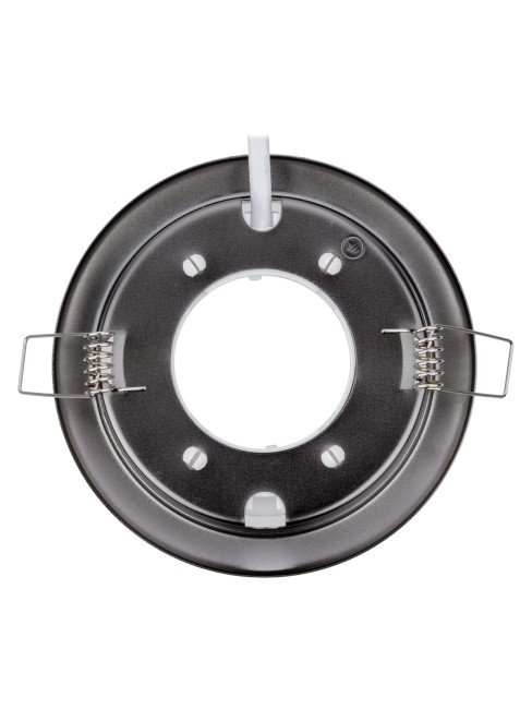 Светильник встраиваемый СВ 01-08 GX53 220 В 50 Гц, черный хром, 2 шт/уп, Народный