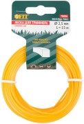 Леска для садовых триммеров "Квадрат" 2.5ммх15м FIT 78006 Леска для садовых триммеров "Квадрат" 2.5ммх15м FIT 78006