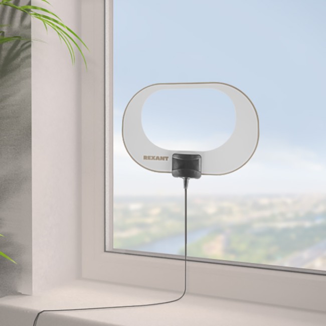 Антенна комнатная «Активная» для цифрового телевидения DVB-T2, Ag-713 REXANT Антенна комнатная «Активная» для цифрового телевидения DVB-T2, Ag-713 REXANT