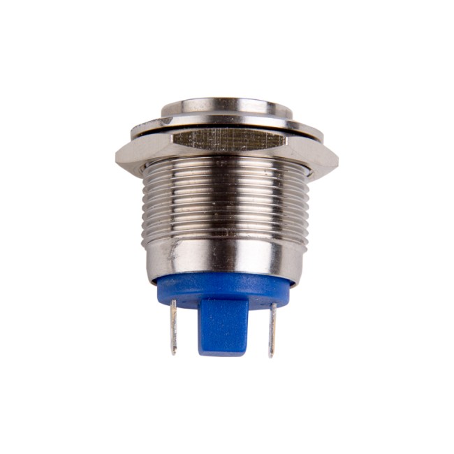 Кнопка антивандальная Ø19 Б/Фикс (2с) OFF-(ON) выпуклая (PBS-28В-4) REXANT