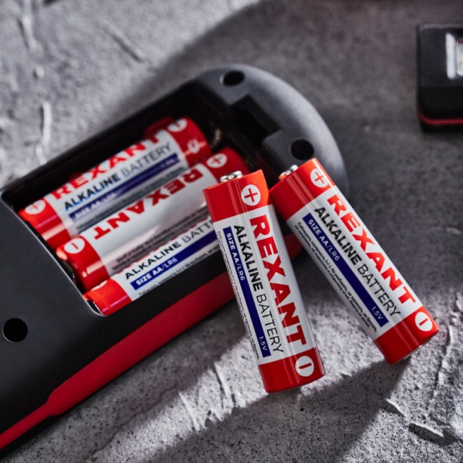 Батарейка алкалиновая AA/LR6, 1,5В, 24 шт, блистер REXANT