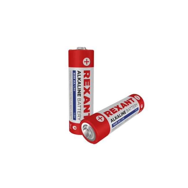 Батарейка алкалиновая AA/LR6, 1,5В, 24 шт, блистер REXANT