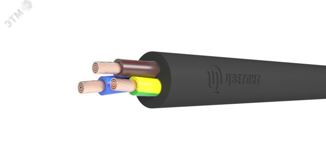 Кабель силовой КГ-ХЛ 3х6-380 ТРТС