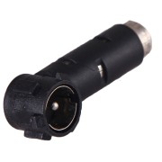 ПЕРЕХОДНИК TV шт "Европа" - гн "Азия" угловой пластик тип-1 REXANT ПЕРЕХОДНИК TV шт "Европа" - гн "Азия" угловой пластик тип-1 REXANT