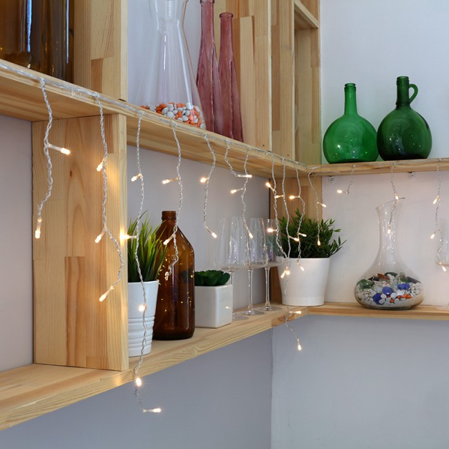 Гирлянда Айсикл (бахрома) светодиодная, 1,8 х 0,5 м, прозрачный провод, 230 В, диоды ТЕПЛЫЙ БЕЛЫЙ Гирлянда Айсикл (бахрома) светодиодная, 1,8 х 0,5 м, прозрачный провод, 230 В, диоды ТЕПЛЫЙ БЕЛЫЙ