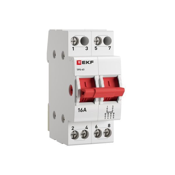 Переключатель трехпозиционный ТПС-63 2P 16А PROxima EKF TPS216 Переключатель трехпозиционный ТПС-63 2P 16А PROxima EKF TPS216