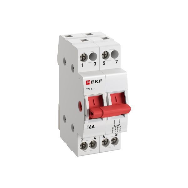 Переключатель трехпозиционный ТПС-63 2P 16А PROxima EKF TPS216 Переключатель трехпозиционный ТПС-63 2P 16А PROxima EKF TPS216