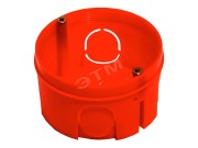 Коробка установочная 68х40мм круглая в индивидуальной упаковке